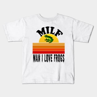 man i love frogs g Kids T-Shirt